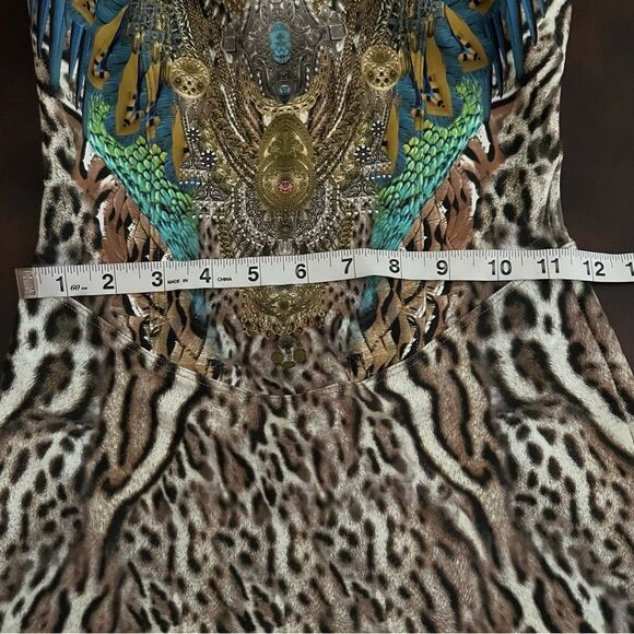 Camilla Catsuit Warrior Wanderlust Animal Print Sleeveless Wore 1X One-Piece XS - Picture 14 of 16